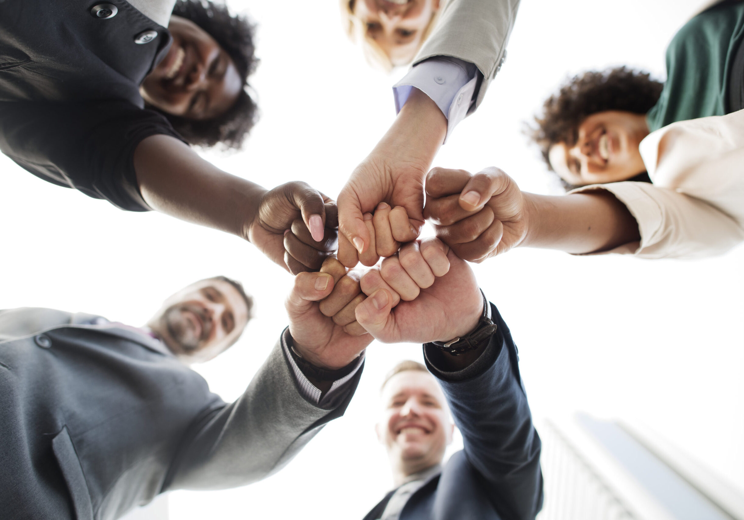 Successful and happy business team Successful and happy business team